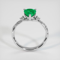1.42 Ct. Emerald Ring, Platinum 950 3