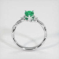 0.84 Ct. Emerald Ring, Platinum 950 3