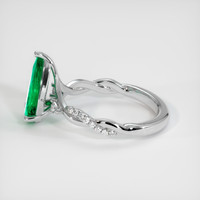 1.38 Ct. Emerald Ring, Platinum 950 4