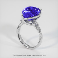 7.74 Ct. Gemstone Ring, Platinum 950 2