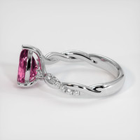 1.24 Ct. Pink Spinel Ring, Platinum 950 4