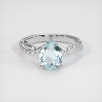 1.35 Ct. Gemstone Ring, Platinum 950 1