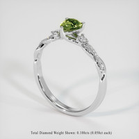 0.93 Ct. Gemstone Ring, Platinum 950 2