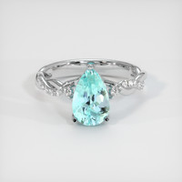 1.83 Ct. Gemstone Ring, Platinum 950 1