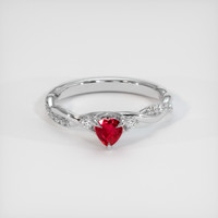 Ruby Ring 0.41 Ct., Platinum 950 Preview