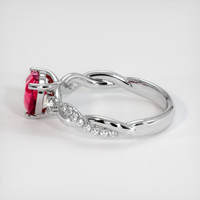 1.38 Ct. Ruby Ring, Platinum 950 4