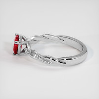 0.99 Ct. Ruby Ring, Platinum 950 4