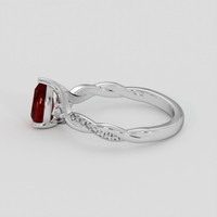 1.04 Ct. Ruby Ring, Platinum 950 4