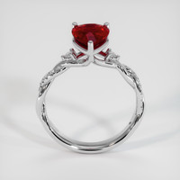 2.09 Ct. Ruby Ring, Platinum 950 3