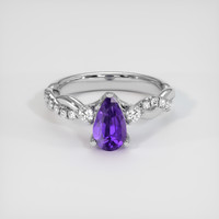 1.38 Ct. Sapphire Ring, Platinum 950 1