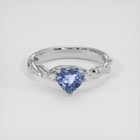 1.60 Ct. Blue Sapphire Ring, Platinum 950 1