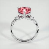 2.04 Ct. Padparadscha Sapphire Ring, Platinum 950 3
