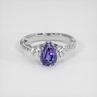2.56 Ct. Color Change Sapphire Ring, Platinum 950 1