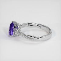 2.56 Ct. Color Change Sapphire Ring, Platinum 950 4