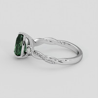 1.77 Ct. Green Sapphire Ring, Platinum 950 4