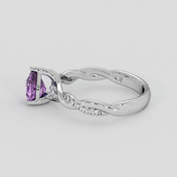 1.06 Ct. Purple Sapphire Ring, Platinum 950 4