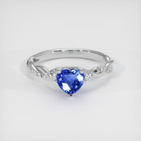 1.27 Ct. Sapphire Ring, Platinum 950 1