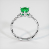 1.01 Ct. Emerald Ring, Platinum 950 3