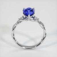 2.87 Ct. Blue Sapphire Ring, Platinum 950 3