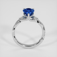 2.24 Ct. Blue Sapphire Ring, Platinum 950 3