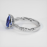 1.82 Ct. Blue Sapphire Ring, Platinum 950 4