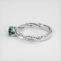 0.36 Ct. Sapphire Ring, Platinum 950 4