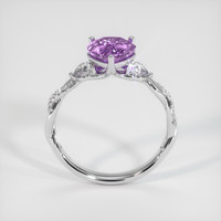 2.00 Ct. Purple Sapphire Ring, Platinum 950 3