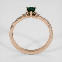 0.47 Ct. Green to Purple Alexandrite Ring, 14K Rose Gold 3