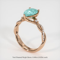 1.83 Ct. Gemstone Ring, 14K Rose Gold 2