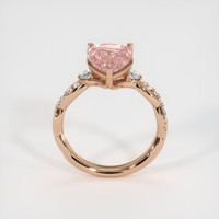 4.17 Ct. Padparadscha Sapphire Ring, 14K Rose Gold 3