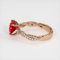 1.68 Ct. Ruby Ring, 14K Rose Gold 4