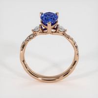 2.07 Ct. Sapphire Ring, 14K Rose Gold 3