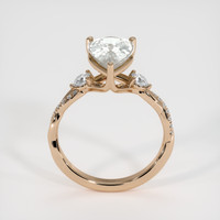 2.95 Ct. Bi Color Sapphire Ring, 14K Rose Gold 3