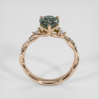 1.33 Ct. Color Change Sapphire Ring, 14K Rose Gold 3