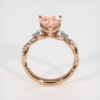 4.03 Ct. Sapphire Ring, 14K Rose Gold 3