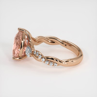 4.03 Ct. Sapphire Ring, 14K Rose Gold 4