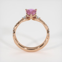 1.07 Ct. Sapphire Ring, 14K Rose Gold 3