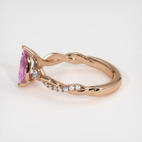 1.07 Ct. Sapphire Ring, 14K Rose Gold 4