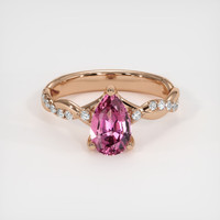 1.24 Ct. Pink Spinel Ring, 18K Rose Gold 1