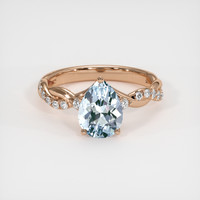 1.51 Ct. Gemstone Ring, 18K Rose Gold 1