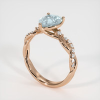 1.35 Ct. Gemstone Ring, 18K Rose Gold 2