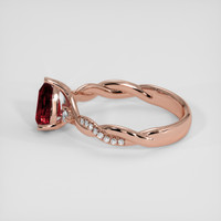 1.04 Ct. Ruby Ring, 18K Rose Gold 4