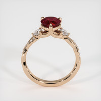 1.60 Ct. Ruby Ring, 18K Rose Gold 3