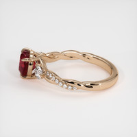 1.60 Ct. Ruby Ring, 18K Rose Gold 4