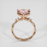 4.02 Ct. Padparadscha Sapphire Ring, 18K Rose Gold 3