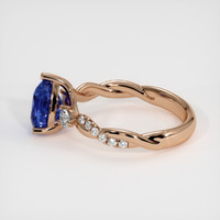 2.07 Ct. Sapphire Ring, 18K Rose Gold 4