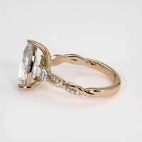 2.95 Ct. Bi Color Sapphire Ring, 18K Rose Gold 4