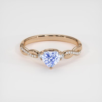 1.63 Ct. Sapphire Ring, 18K Rose Gold 1