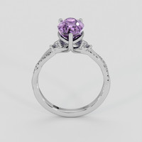 2.15 Ct. Purple Amethyst Ring, Silver 3