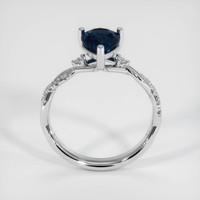 1.34 Ct. Blue Sapphire Ring, 10K White Gold 3
